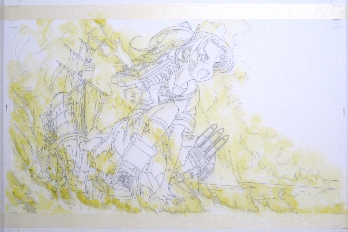 透明水彩で描く艦これイラスト メイキングオブソロモンの鬼神さんpart2 Nakaのイラスト工房