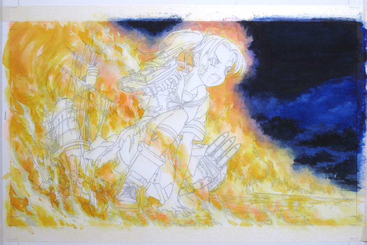 透明水彩で描く艦これイラスト メイキングオブソロモンの鬼神さんpart2 Nakaのイラスト工房
